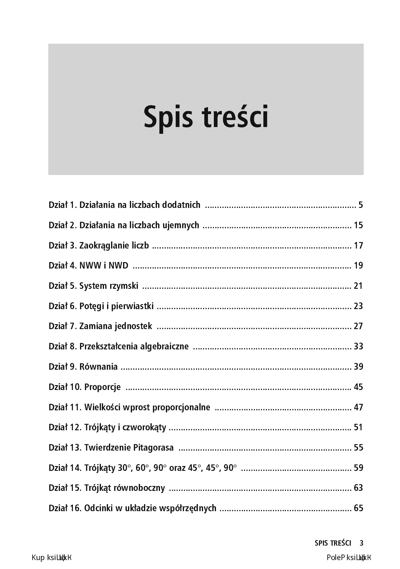 Fragment „Zbiór zadań z matematyki. Przygotowanie do egzaminu ósmoklasisty” — strona 3 z 8