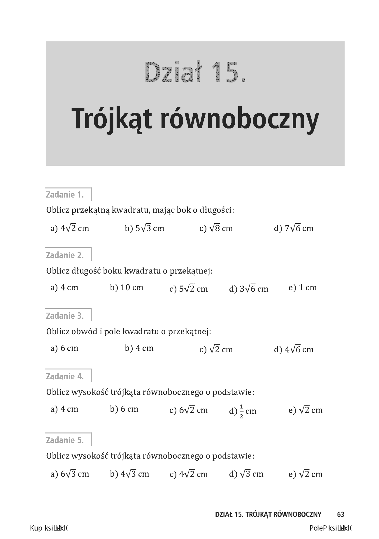Fragment „Zbiór zadań z matematyki. Przygotowanie do egzaminu ósmoklasisty” — strona 5 z 8